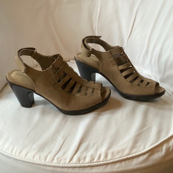 Comfy teacher velcro sling back sandals - Picture 2 of 5